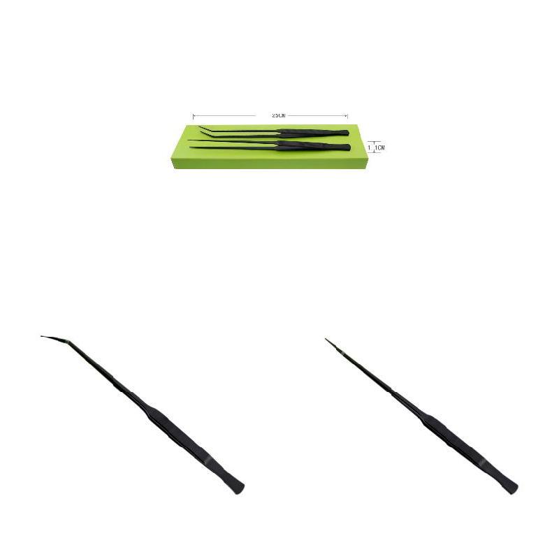 Buy Tweezer Steel Grass Stainless Long Tweezers Aquarium Water Bend