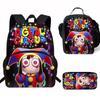 Kinder Cartoon Rucksack Set Grundschüler Mit Lunchtasche Federmäppchen - Leicht Ergonomisch Oxford Stoff