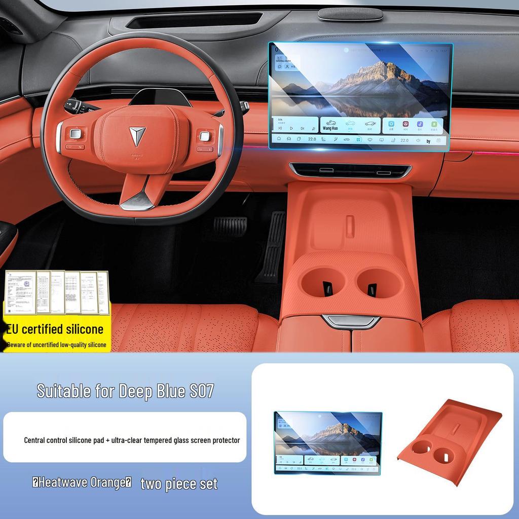 Pad Organizador de Silicona Antideslizante para Consola Central Changan Deepal S07