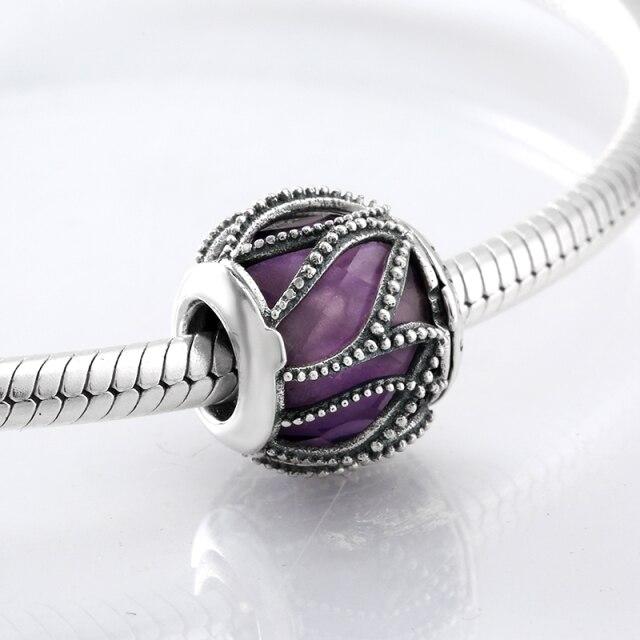 Perles fines en argent sterling 925 de forme ronde La famille est là où l'amour grandit Perles fines à faire soi-même adaptées aux bracelets à breloques originaux Fabrication de bijoux