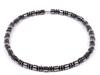 Moda Magnetica Ematite Piatte Rotonde Perline Ematite Nera Collana per Uomini Donne Cura Salutare alla Moda Regalo Gioielli Collane