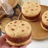 Building Blocks Crackling Cookie Squishy Toy Sound Effects Handmade Ball  Office Desk Toy