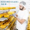 50-500Pcs Disposable Sterile Bouffant Caps Work Cap Stretch Net Head Cover Non Woven Fabric Hat for Cooking Cleaning Protection