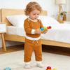 Baby Ribbed Long Sleeve 2-Piece Set Solid for Fall Winter