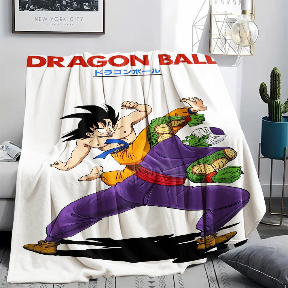 Dragon Ball characters Print Flannel Blanket,High quality Comfortable for All Seasons,Home Decor,Warmth and Comfort,Perfect for Christmas Gifts