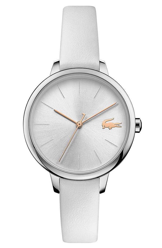 

Lacoste Analog Quartz Watch with Leather and Calfskin Strap 2001159 Women s белый