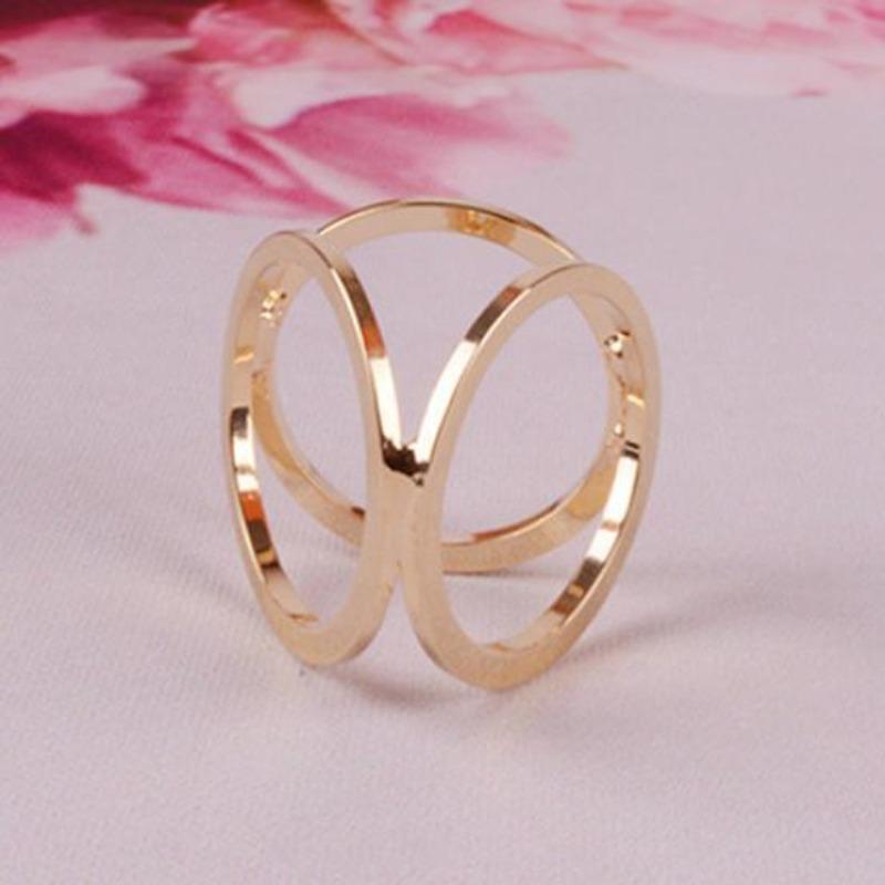 Hot Fashion Vergulde Drie Ring Zijden Sjaal Gesp Clip Broche Pin Gift