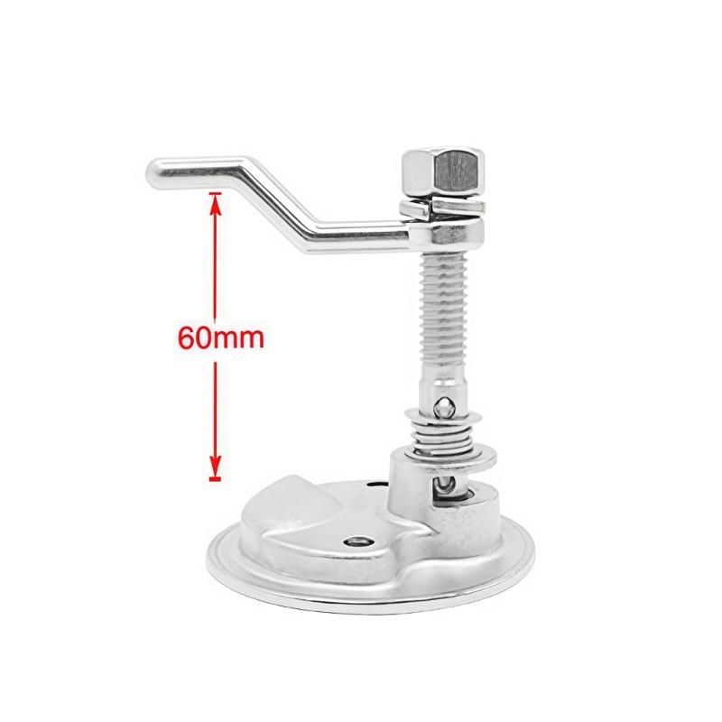 Easy Install Keyless Flush Mount Floor Lock Flush Pull Latches for Hatches Access Panels Round Deck Hatches