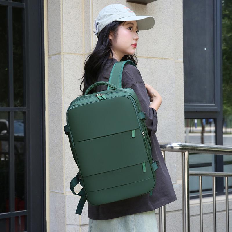 Mochila de Viaje Multifuncional de Gran Capacidad para Mujer - Ideal para Viajes de Negocios y Almacenamiento de Portátil