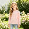 Kids Boys Girls Long Sleeve T-Shirt Color Casual Basic Tee for Daily Wear