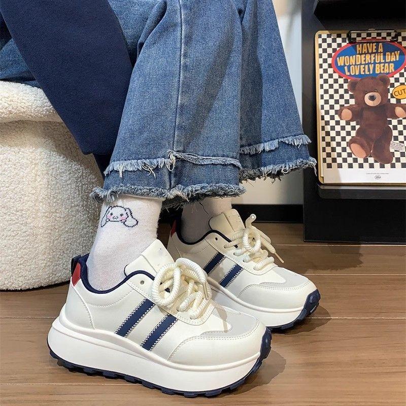 Lightweight sports shoes women's feet small Forrest Gump shoes spring 2025 new popular soft-soled versatile dad shoes