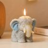 Elephant Silicone Mold for Handmade Soaps Candles Plaster Craft Ideal for Valentine's Day & Easter Crafting