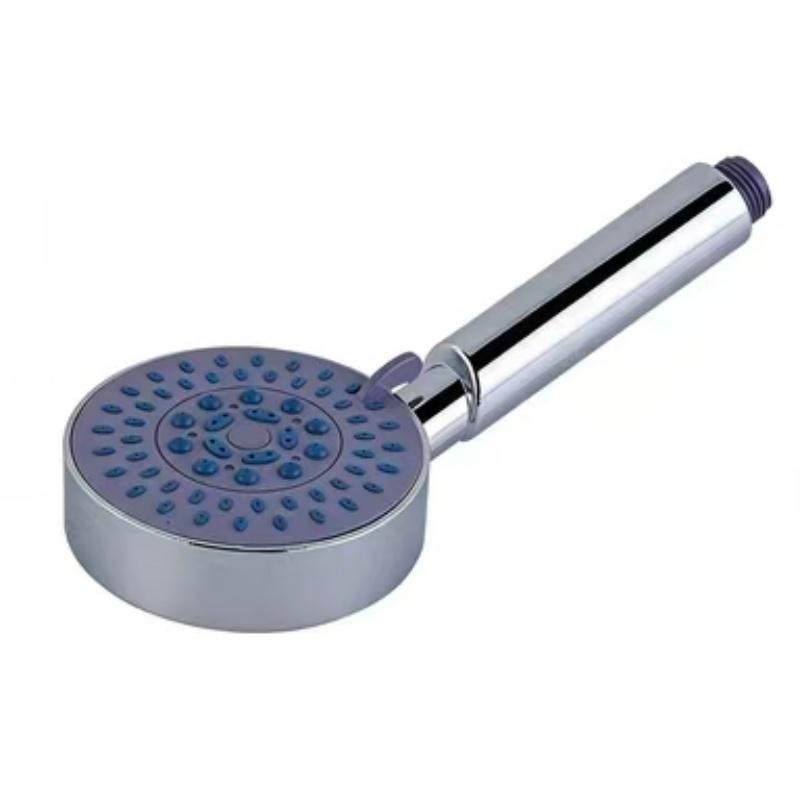 Shower Head ABS Electroplated Modern Minimalist Spray Massage Bubbling Handheld Hot Cold High Pressure Rainfall Shower Head