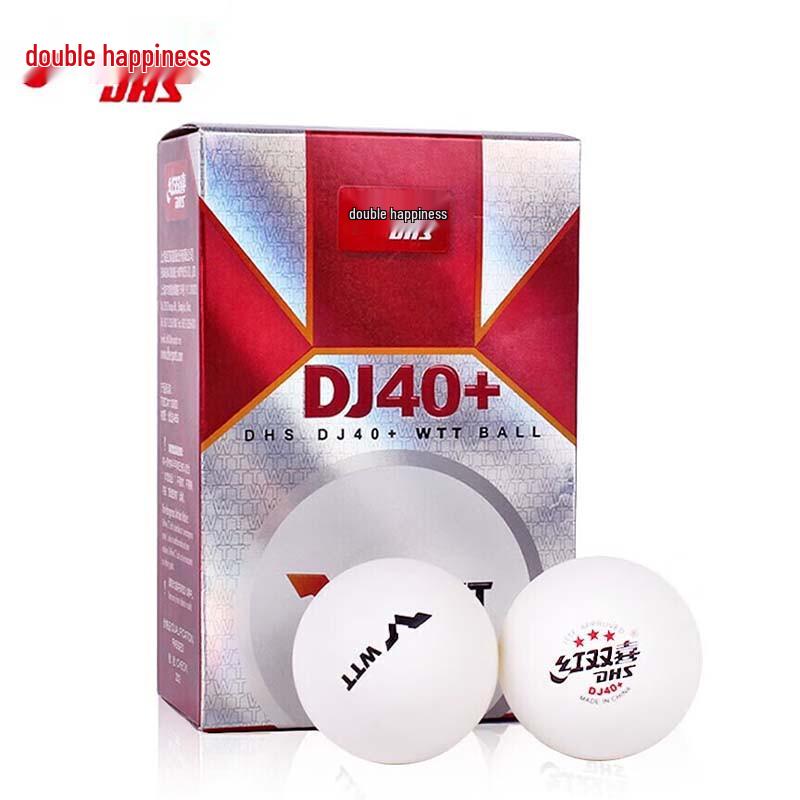 Red Double Happiness WTT 3-Star Table Tennis Balls