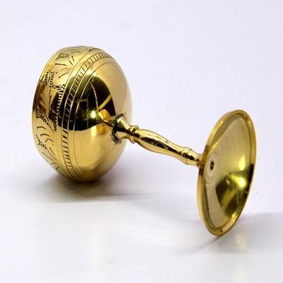 11.43cm Brass Wine Glass Bowls Coupe Glasses