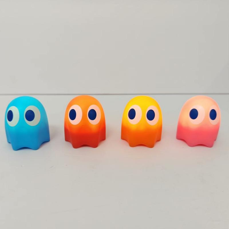 Gashapon Pac-Man Pac-Man Glow Night Light Game Peripheral Mini Model Kolekcjonerska zabawka Dekoracja na biurko Zabawki Prezenty urodzinowe