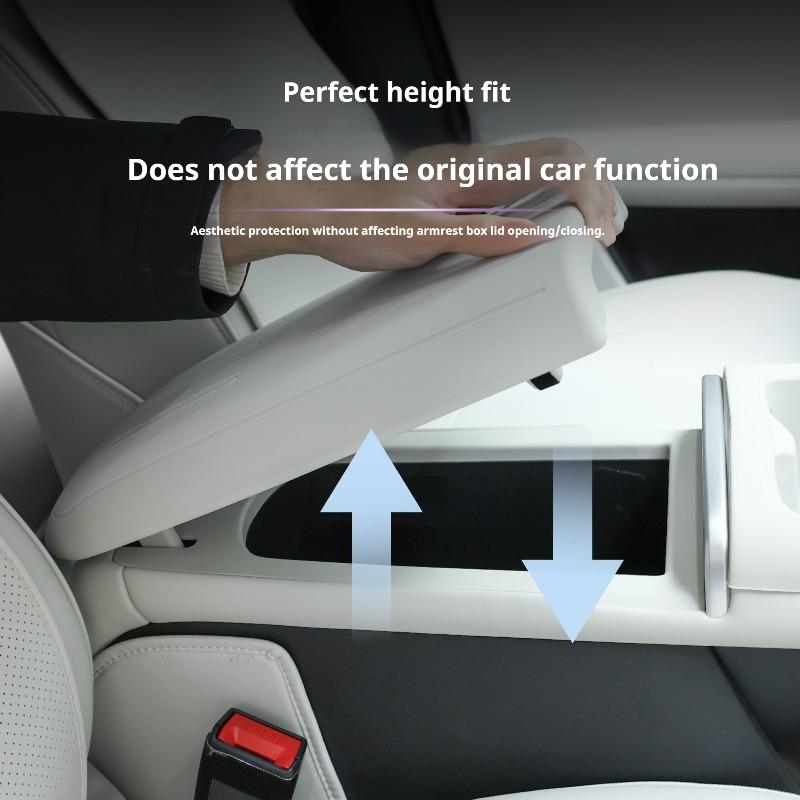Fit For Changan Qiyuan Q05 Car Armrest Box Silicone Cover Anti Scratch Wear Resistant Interior Modified