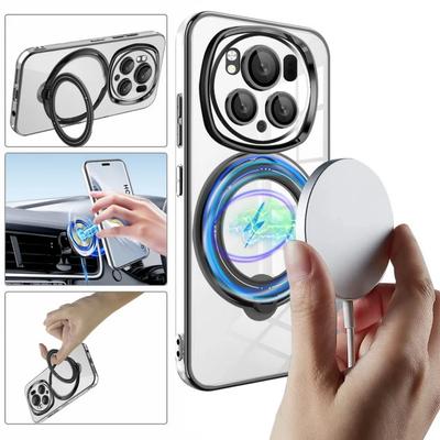 Überzugsring Magnetische Unterstützung Transparent Magsafe Telefon Fall Für Honor Magic6 Pro Magic6 Honor 90 Pro 90 4G 5G Seismic Fall