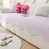 Summer Cool Doudou Sofa Mat Mat Mat Special-Shaped Non-Slip Sofa Cover  New Straight One-Piece Sofa Cushion