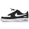 Air Force 1 Leather Cushioning Abrasion Resistant Low Top Skateboard Shoes Unisex Black White CW2288-111(Team560-)