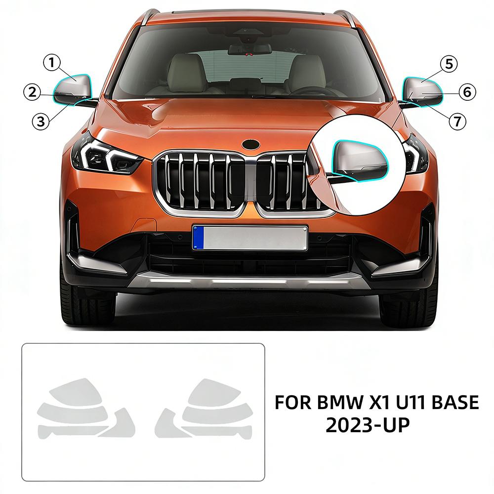 TPU Interior Sticker for BMW X1 U11 Base 2023-2026 Anti-Scratch Protective Film