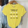 Damen Sommer T-Shirts Dinge, die ich in meiner Freizeit tue Aufdruck T-Shirts für Frauen Lustiges Tier Huhn Y2k Oberteil Lässige Mode T-Shirts