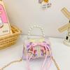Handbag Fashionable Childrens Featuring Delightful Bow And Chic Details Pearl