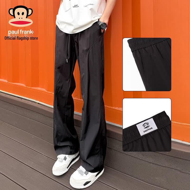 Paul Frank Men s Ice Silk Loose Straight Casual Pants 5XL