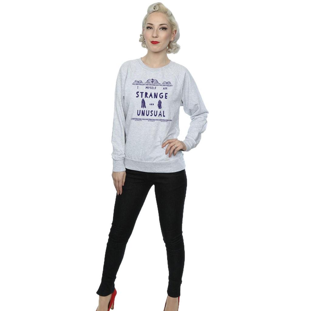Beetlejuice Womens/Ladies Strange And Unusual Sweatshirt