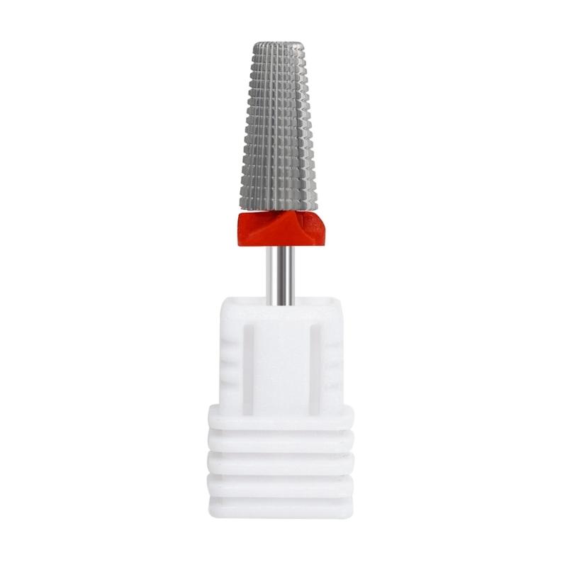Practical Tungsten Steel Nail Care Drill Head Home and Salon Manicure Accessory for Trimming Grinding Polishing