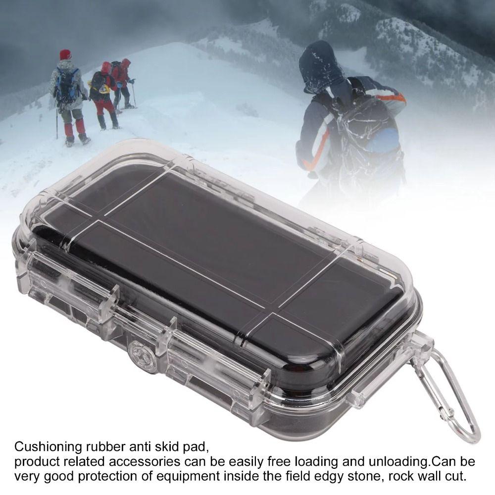 Portable Sealed Safety Box Shockproof Hard Carry Toolbox Durable Waterproof Tool Dry Case Fishing