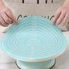 1 Pezzo Tappetino in Silicone per Impastare l'Impasto da 30 cm con Piatto Girevole Spesso, Tappetino Rotondo Antiscivolo, Strumento per la Cottura per Uso Domestico