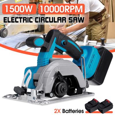 11000PRM 1500W piła tarczowa akumulatorowa piła elektryczna frezy do drewna 125mm elektryczna wyrzynarka narzędzia do obróbki drewna z akumulatorem