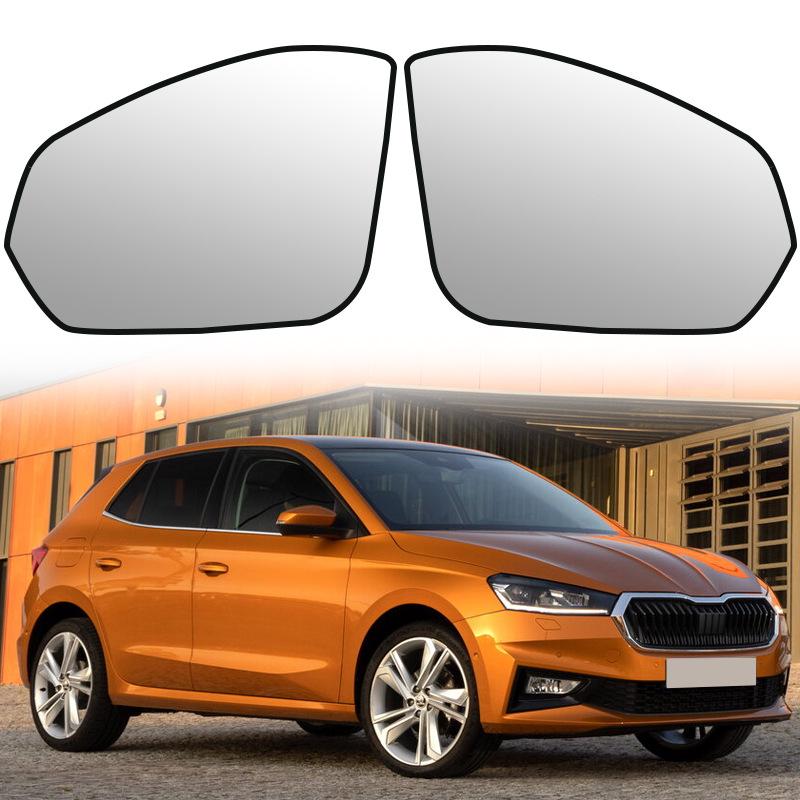 

Heated Rearview Mirror Glass for 2021-2024 Skoda Fabia Right Heated