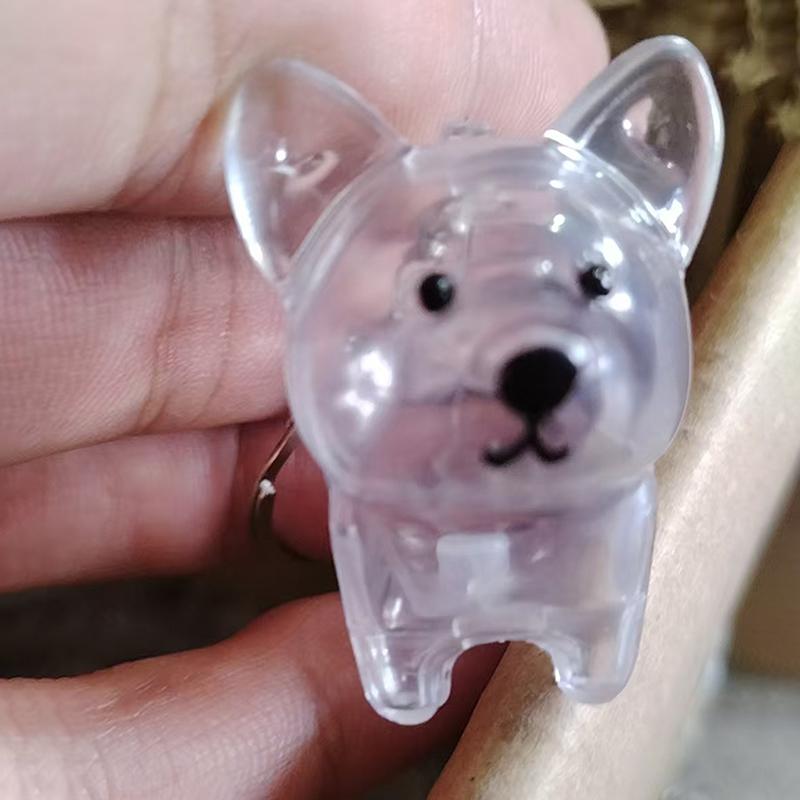 Transparent Cat Dog Hair Storage Box Pendant Keychain Collect Pets Hair Commemorate Bag Pendant Save Cat Hair Storage Capsule