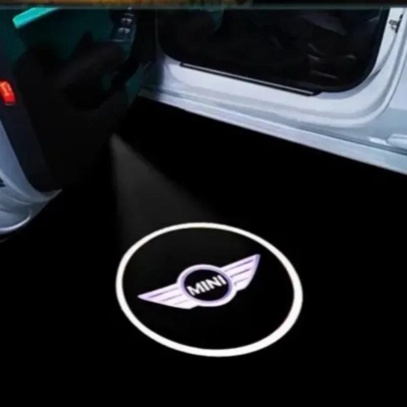 2-4pieces Led Lamp Countryman For BMW Mini Cooper Works F54 F55 F56 R55 R56 R57 Car Door Projector Welcome Light Car Accessories svsv3