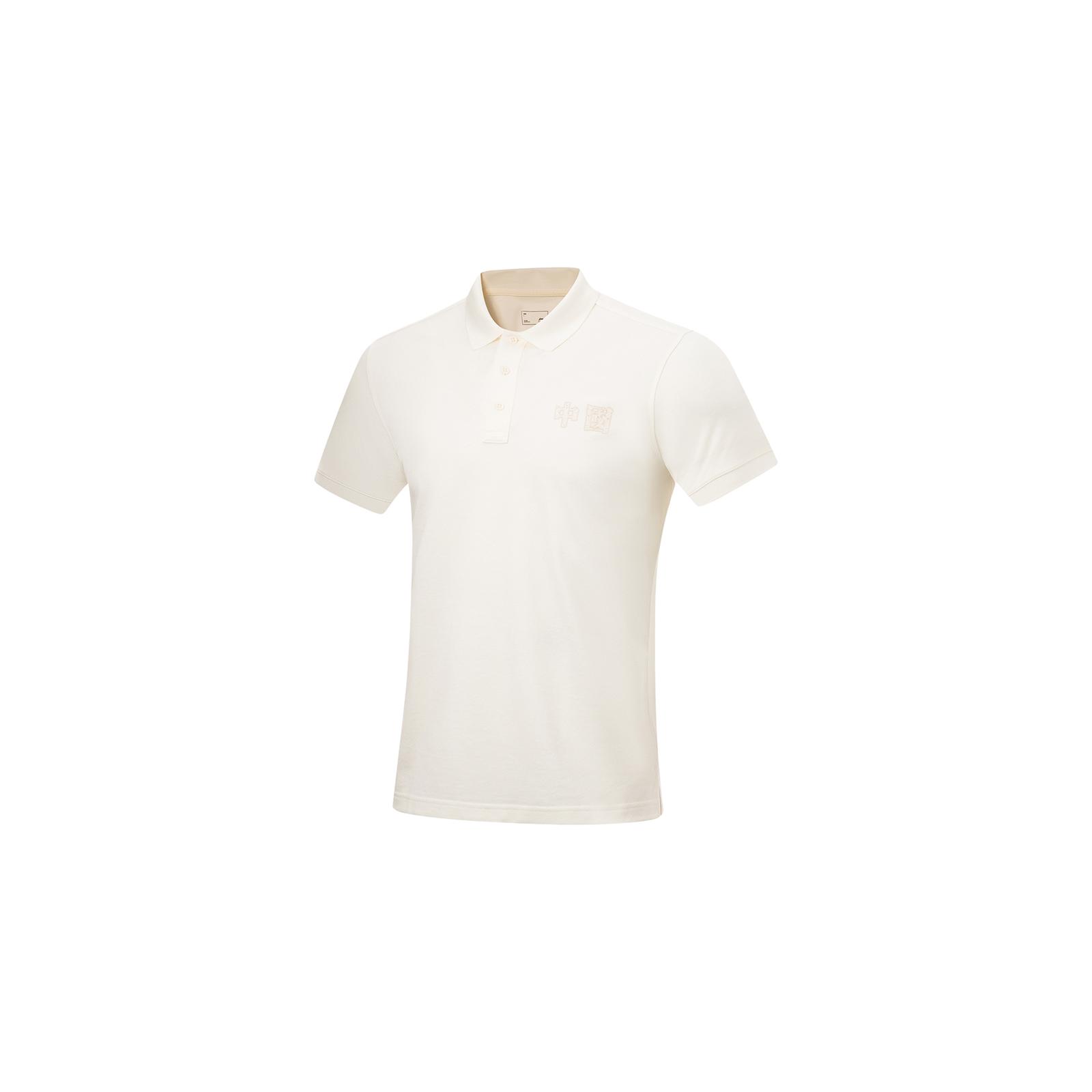 Спортивная коллекция Li Ning Поло мужское Кремовый APLT065-1 XXL