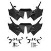 Motorcycle Aerodynamic Spoiler Fairing Wind Deflector Kit While Ensuring Weatherproof Durability For Z650 Long Term Use