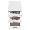 File Cabinet 3 Drawer With Lock Printer Stand Lateral Mobile Under Desk Organizer Wooden Wheels Adjustable Shelves Home Room