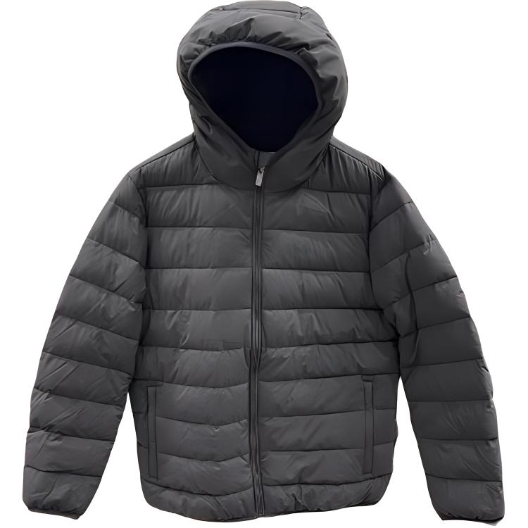 

Calvin Klein Hooded Solid Long Sleeve Jacket Men Jacket Dark-Gray 40QP527-021 L