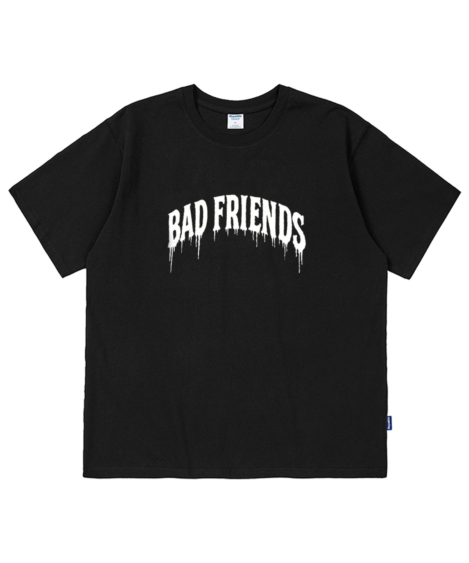 Royal Life Arch Logo Oversized Short Sleeve Tee (Rl2571 Arch Logo Oversized Tee) - Black S