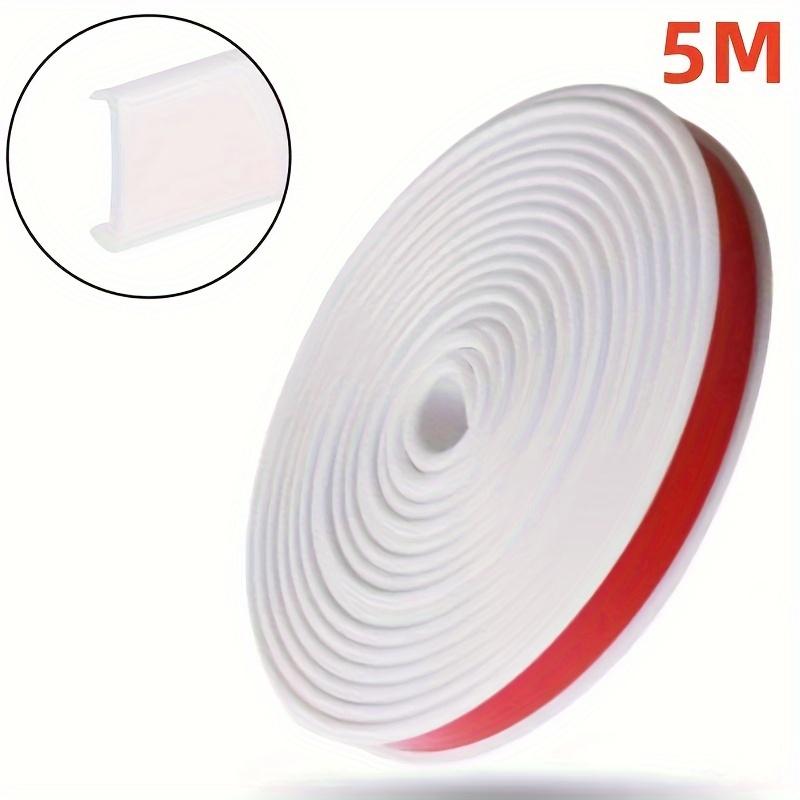 

1PC 5m/196.85inch U-Shape Edge Banding Self-Adhesive Edge,For Veneer Furniture Edging Trim Cabinet Table Repair Restoration 5m білий