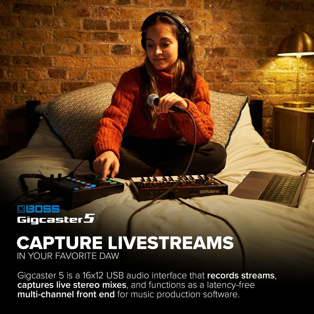 BOSS Gigcaster 5 (GCS-5) Streaming Audio Mixer