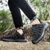 Herren Sneaker Herbst Herren Outdoor Wandern Sport Dicke Sohle Plateau Mesh Atmungsaktiv Schnürschuh Lässig Trendige Wanderschuhe 2024