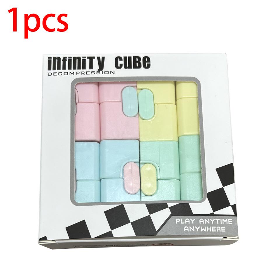 Новый кубик-головоломка Прочный Изысканный Игрушка-антистресс Куб бесконечности Для взрослых Дети Игрушки-непоседы Антистресс Тревожность Настольная игрушка