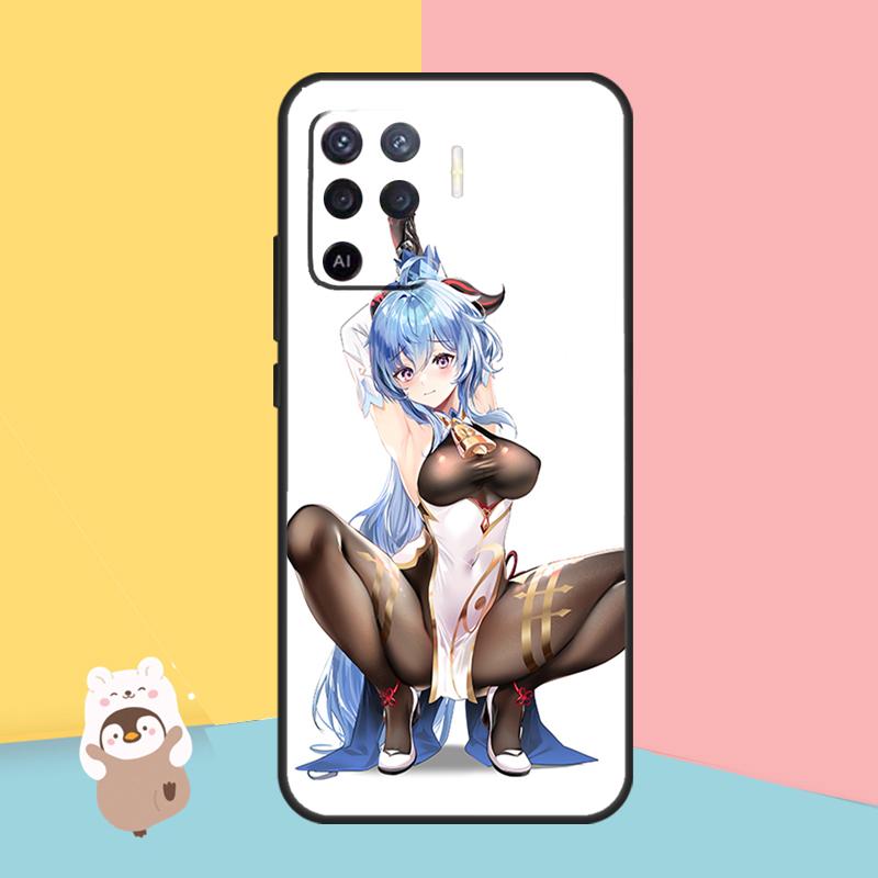 Genshin Impact Hentai Sexy Case For OPPO A94 A74 A54 A53S A53 A31 A5 A9 2020 A52 A72 A83 A91 A93 A1K A15 A16 Cover