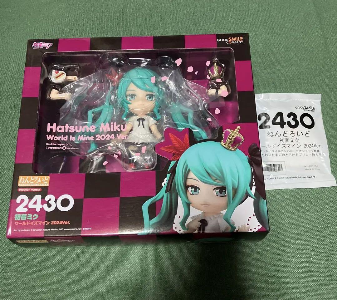 

[USED] Nendoroid 2430 Hatsune Miku World is Mine 2024 ver. with bonus item