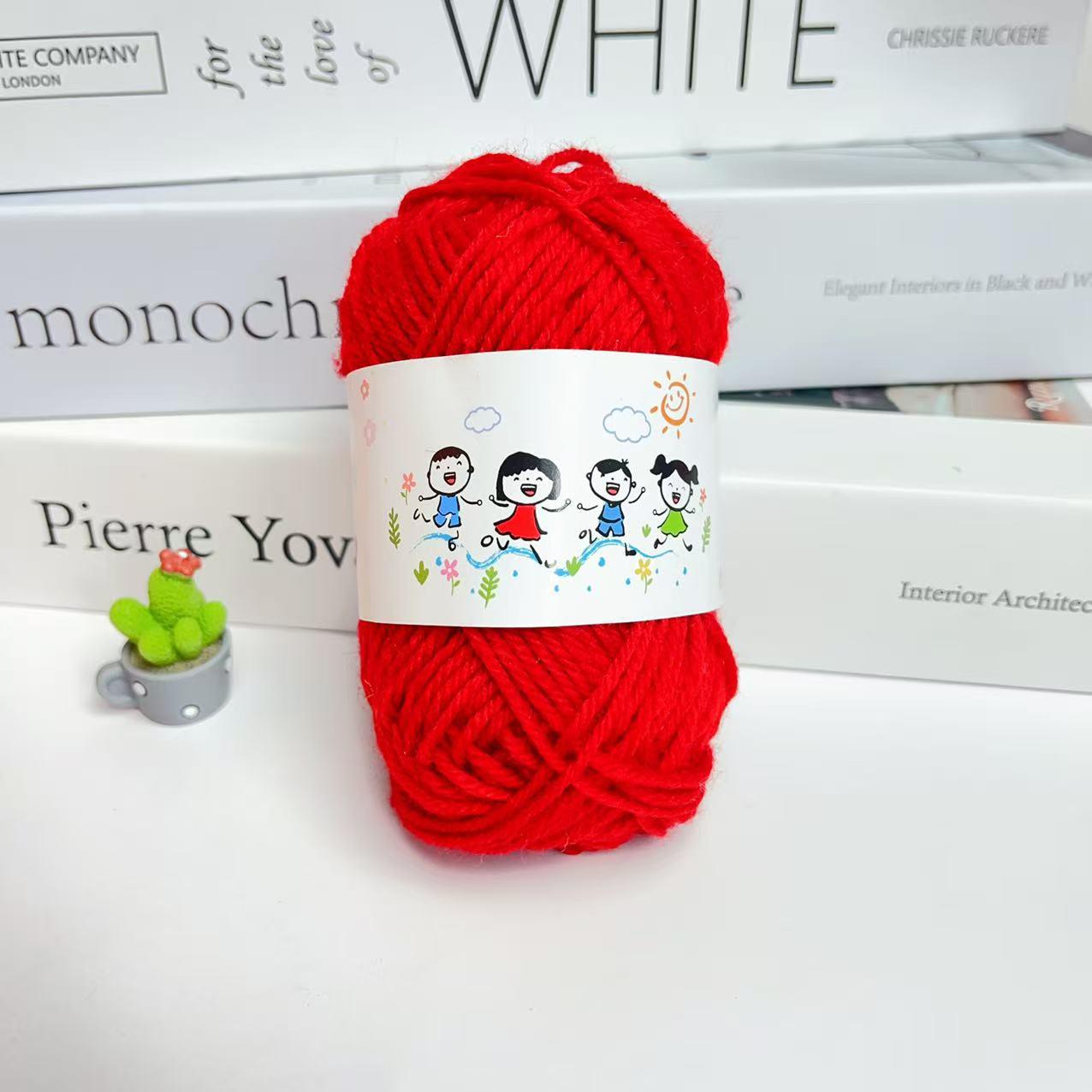 

12 разноцветных мотков пряжи для детских поделок своими руками и проектов по ткачеству