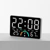Time/Temperature/ Humidity LED Alarm Clock Large Screen Electronic Table Clock  Home Decor