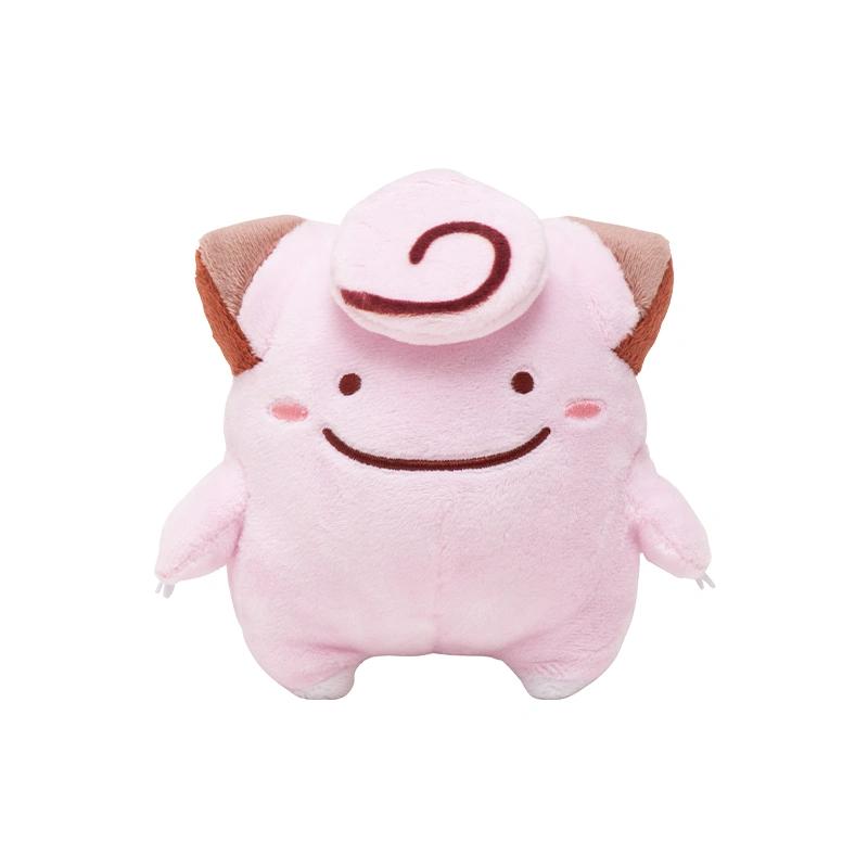  Pkm Ditto Transform Series Pikachu Clefairy Bulbasaur Plush Keychain Collectible Soft Toy Pendant For Bag Backpack Gift